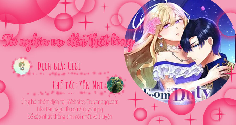Từ Nghĩa Vụ Đến Thật Lòng Chap 1 - Next Chap 2