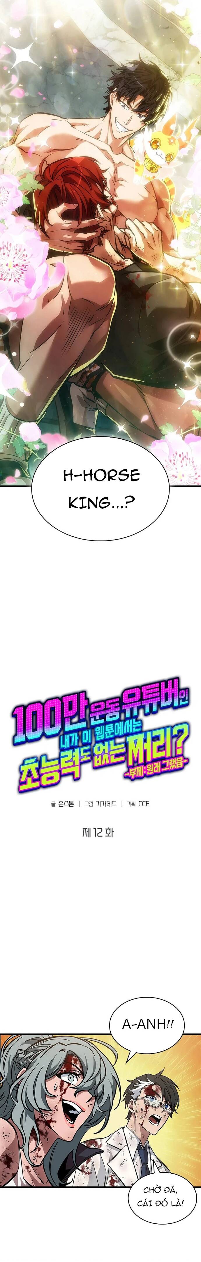 Từ Youtuber Thể Hình Triệu View Thành Kẻ Vô Dụng Trong Thế Giới Webtoon Chap 12 - Next Chap 13
