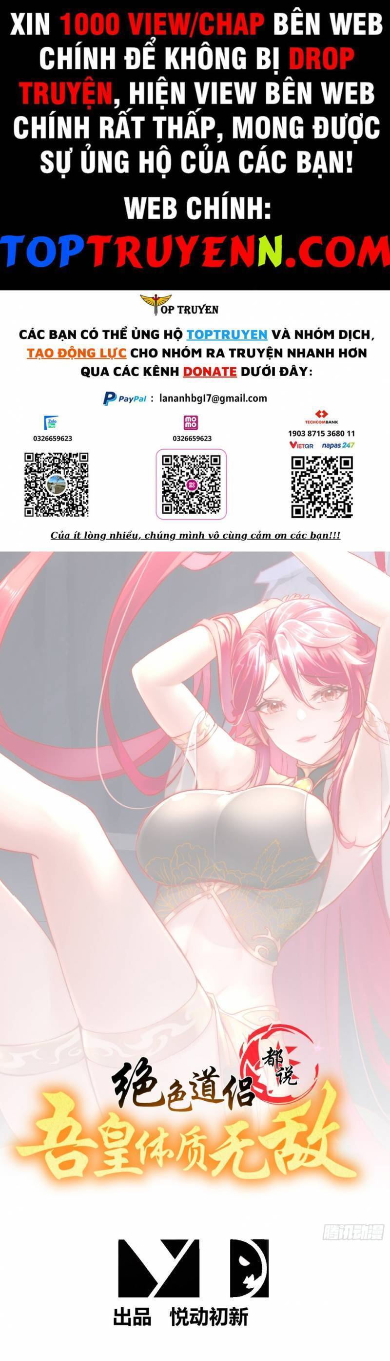Tuyệt Sắc Đạo Lữ Đều Nói Ngô Hoàng Thể Chất Vô Địch Chap 43 - Next Chap 44