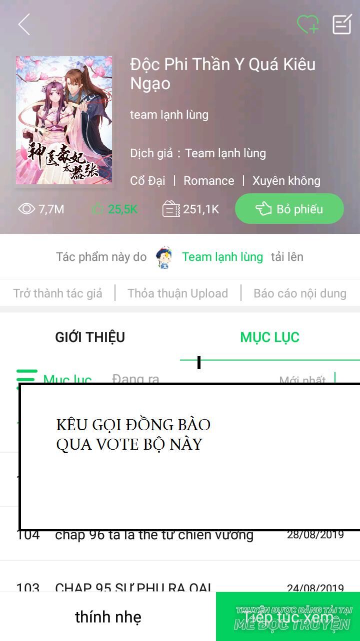 Tuyệt Sắc Quyến Rũ: Quỷ Y Chí Tôn Chap 133 - Next Chap 134