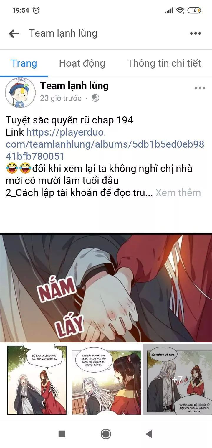 Tuyệt Sắc Quyến Rũ: Quỷ Y Chí Tôn Chap 188 - Next Chap 189