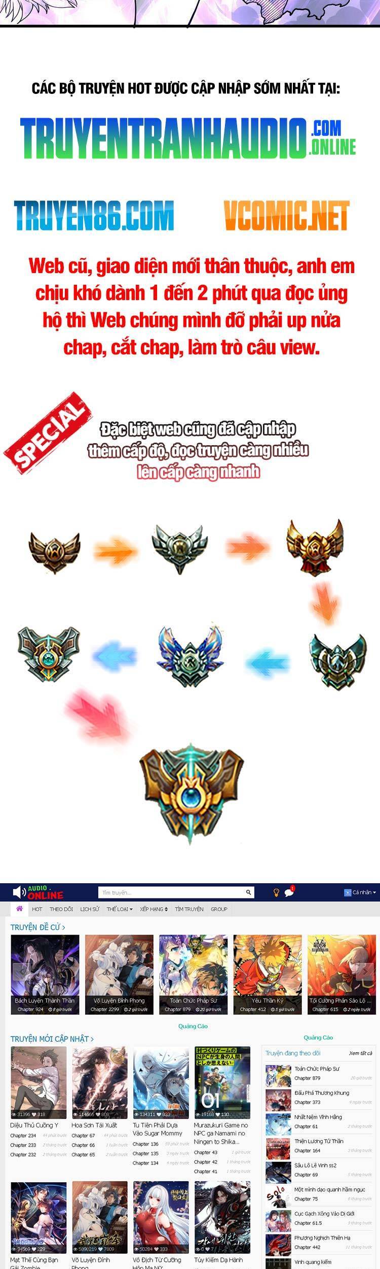 Tuyệt Thế Võ Thần Chap 505 - Next Chap 506