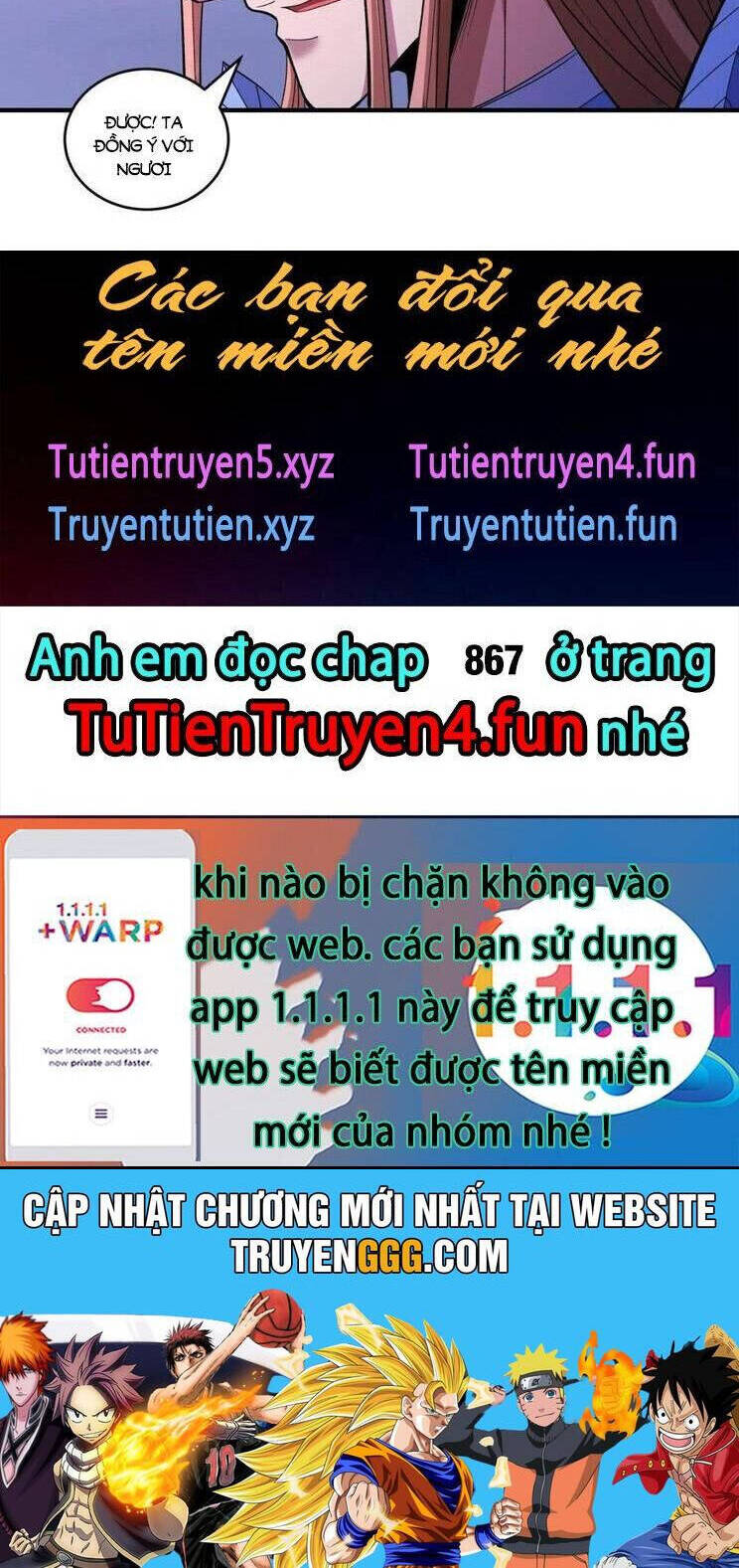 Tuyệt Thế Võ Thần Chap 866 - Next Chap 867