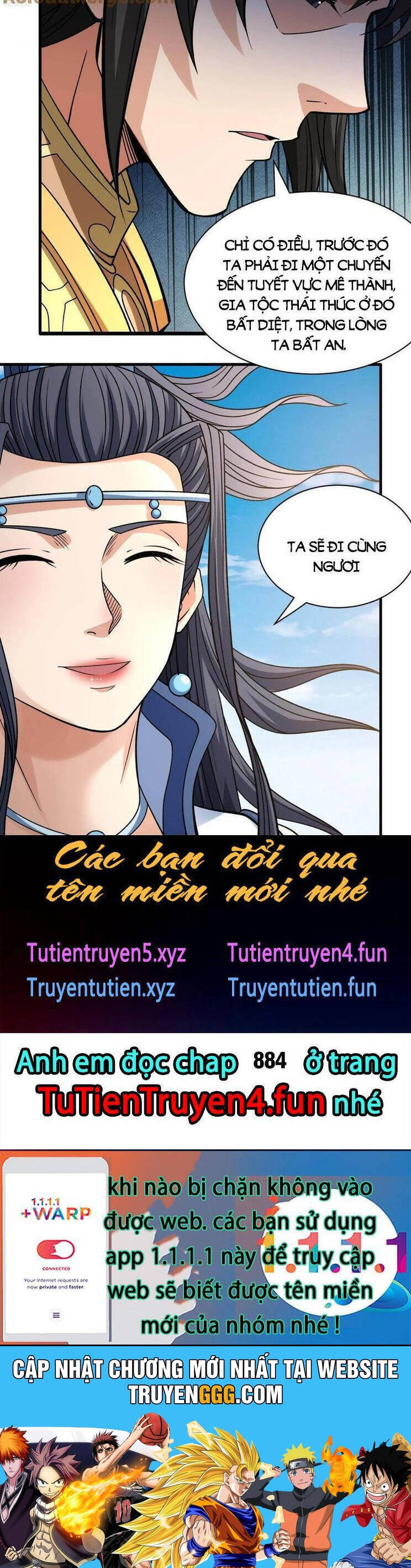 Tuyệt Thế Võ Thần Chap 883 - Next Chap 884