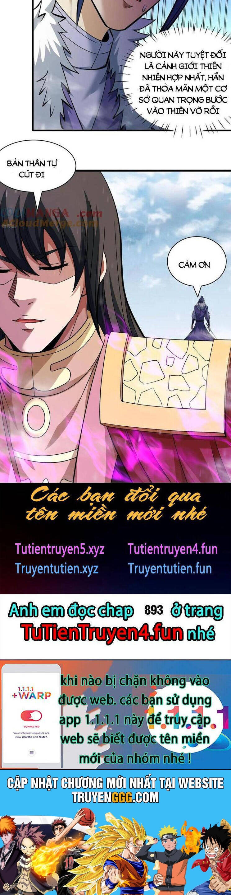 Tuyệt Thế Võ Thần Chap 892 - Next Chap 893