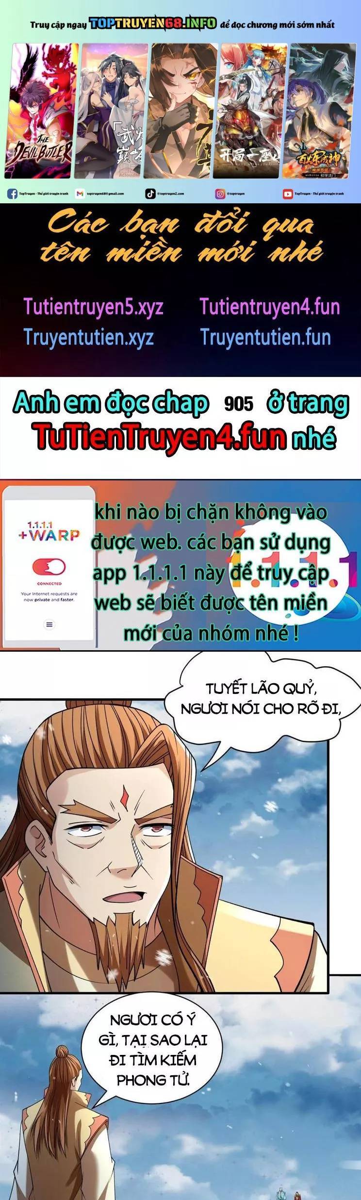 Tuyệt Thế Võ Thần Chap 904 - Next Chap 905
