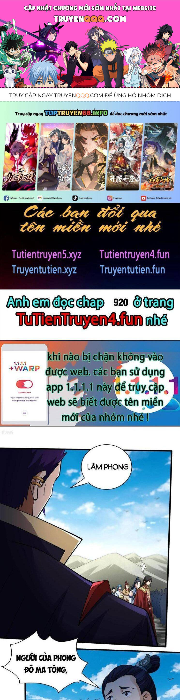 Tuyệt Thế Võ Thần Chap 919 - Next Chap 920
