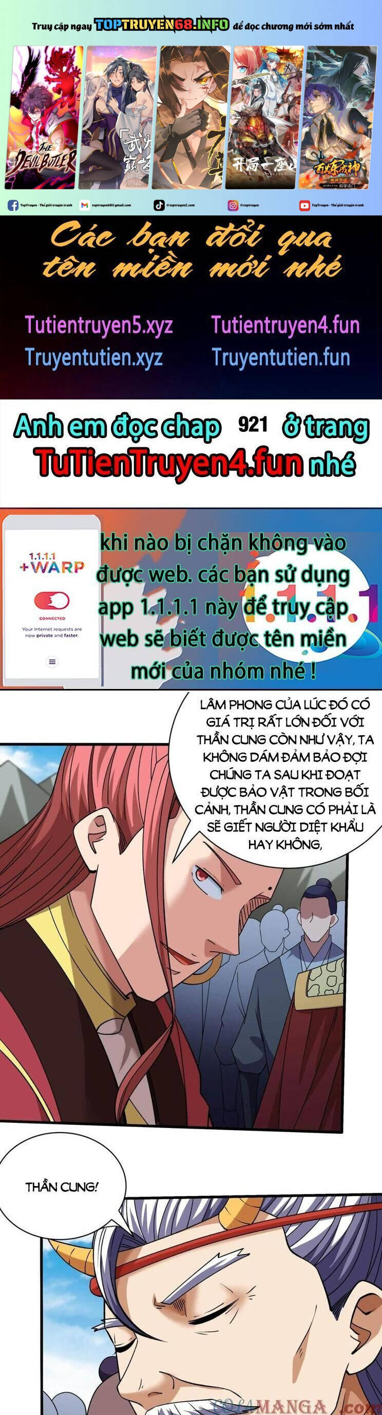 Tuyệt Thế Võ Thần Chap 920 - Next Chap 921