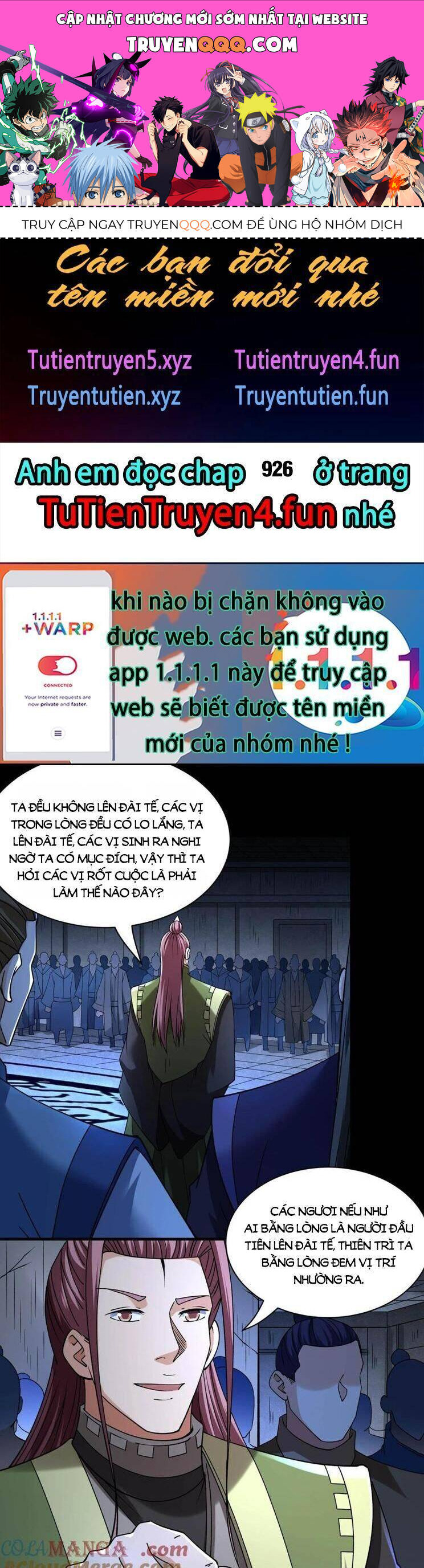 Tuyệt Thế Võ Thần Chap 925 - Next Chap 926