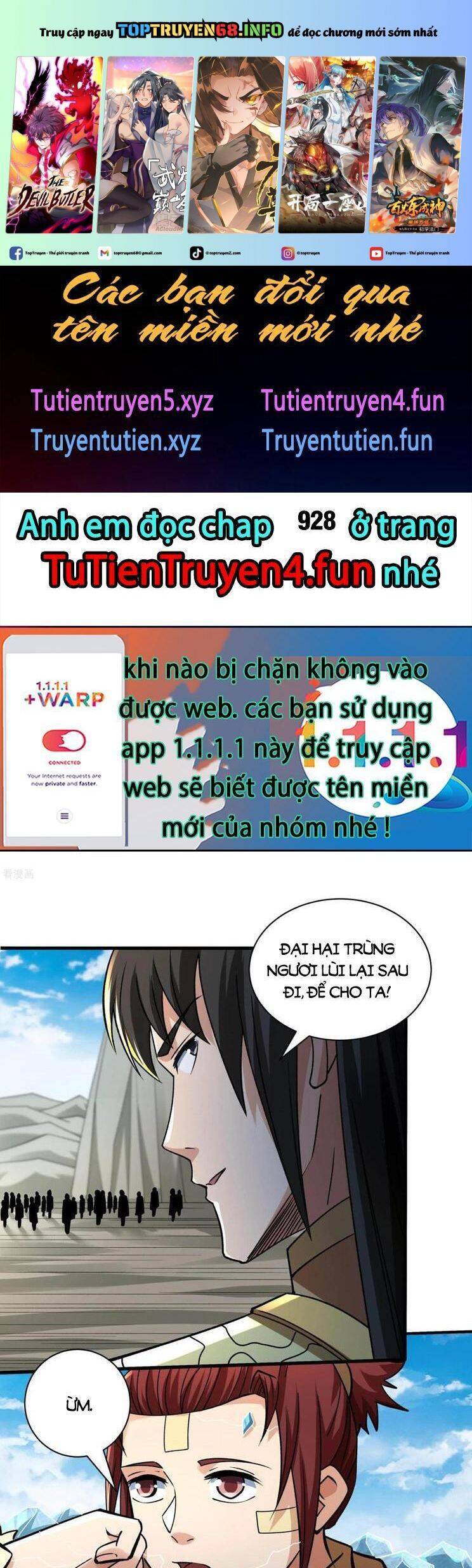Tuyệt Thế Võ Thần Chap 927 - Next Chap 928