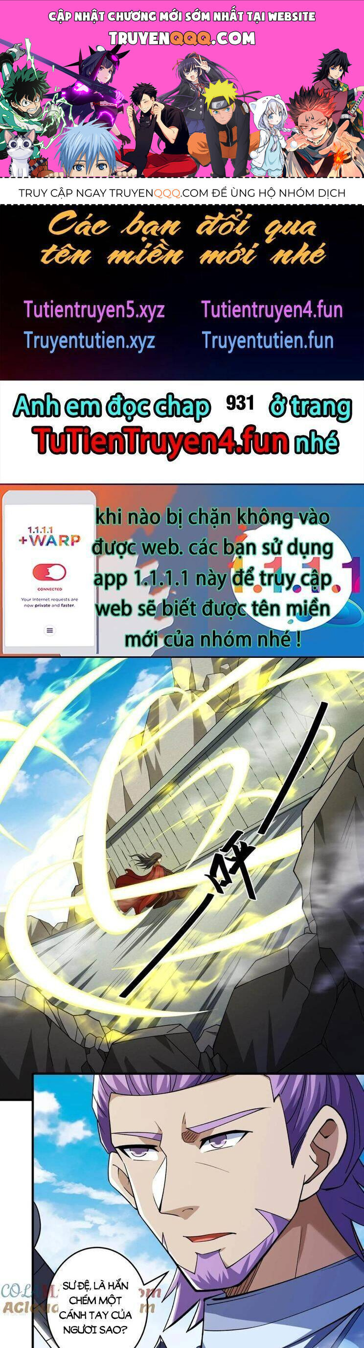 Tuyệt Thế Võ Thần Chap 930 - Next Chap 931