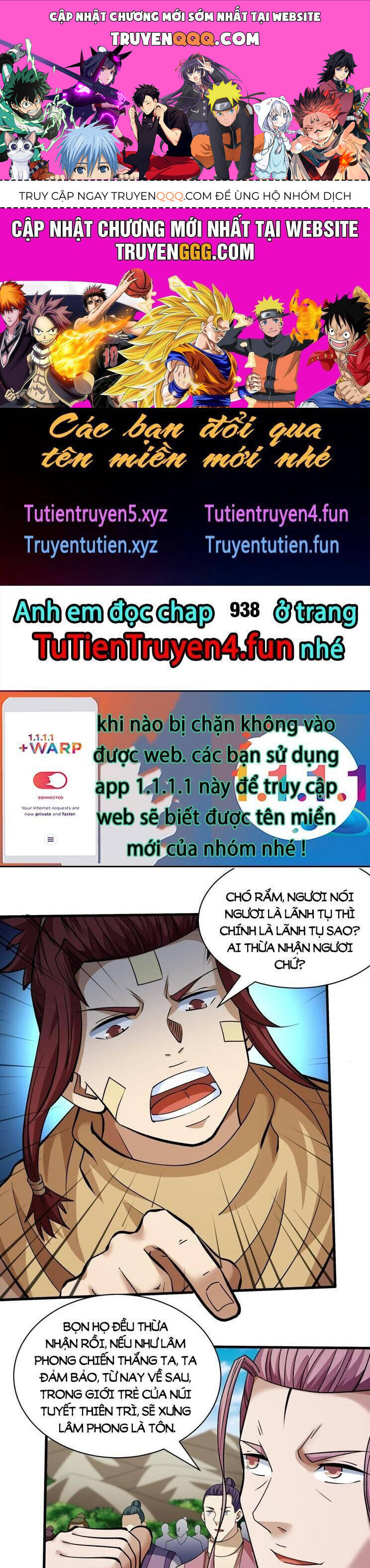 Tuyệt Thế Võ Thần Chap 937 - Next Chap 938