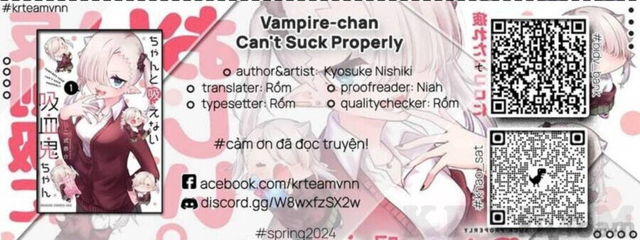 Vampire-Chan Can't Suck Properly Chap 46 - Next Chap 47