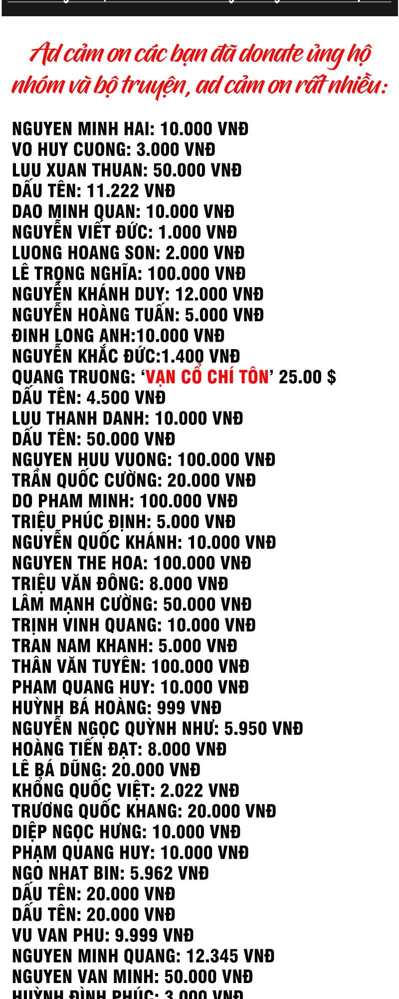 Vạn Cổ Chí Tôn Chap 100 - Next Chap 101