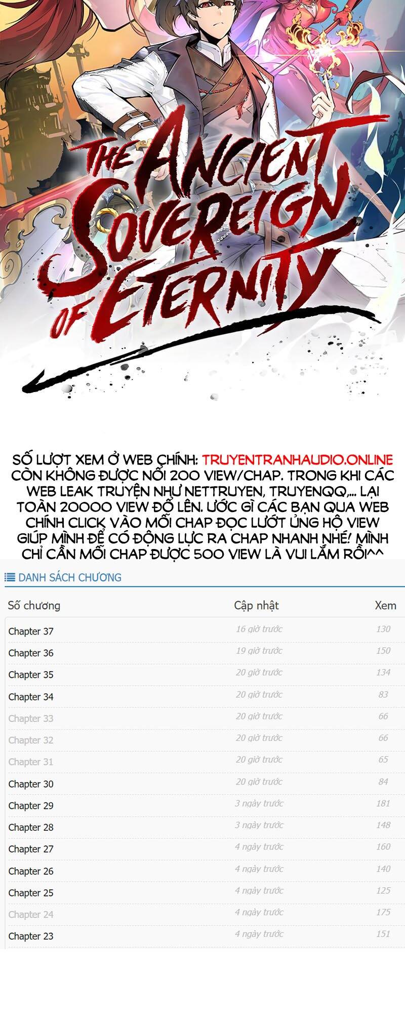 Vạn Cổ Chí Tôn Chap 114 - Next Chap 115