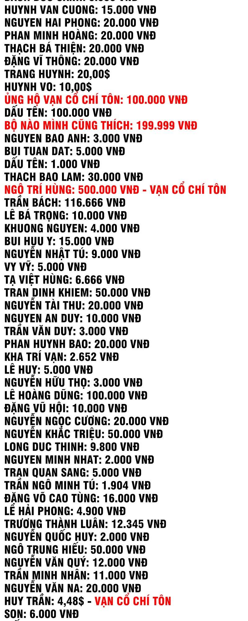 Vạn Cổ Chí Tôn Chap 119 - Next Chap 120