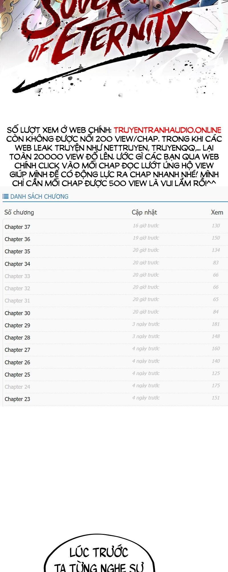 Vạn Cổ Chí Tôn Chap 119 - Next Chap 120