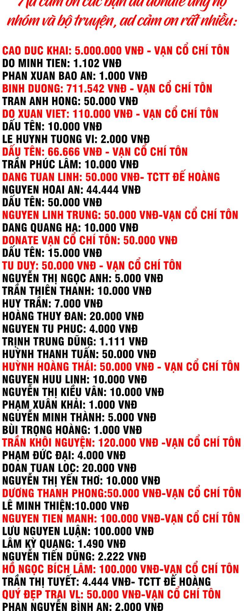 Vạn Cổ Chí Tôn Chap 122 - Next Chap 123