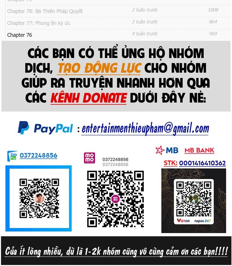 Vạn Cổ Chí Tôn Chap 124 - Next Chap 125