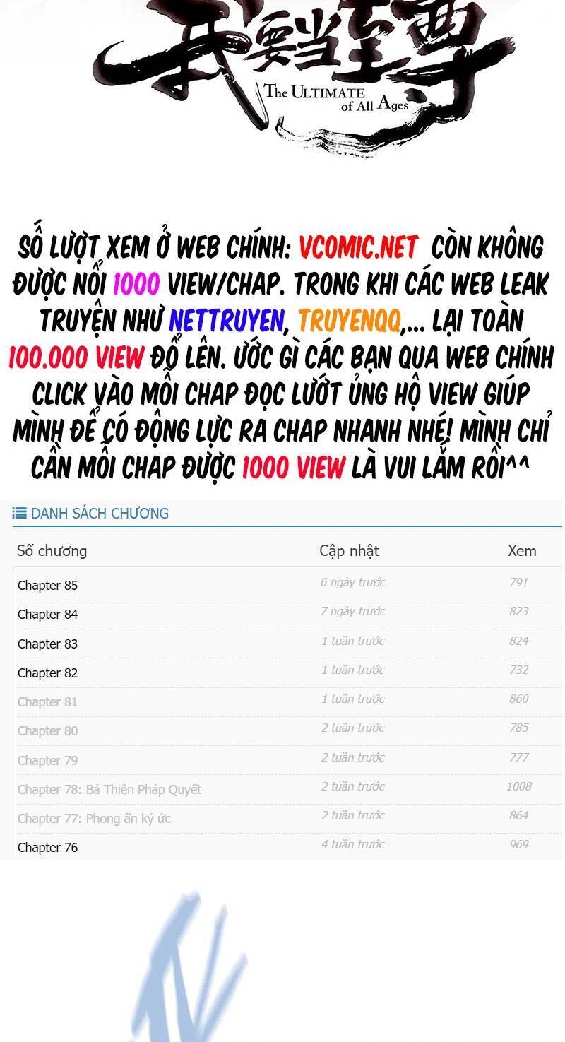 Vạn Cổ Chí Tôn Chap 147 - Next Chap 148