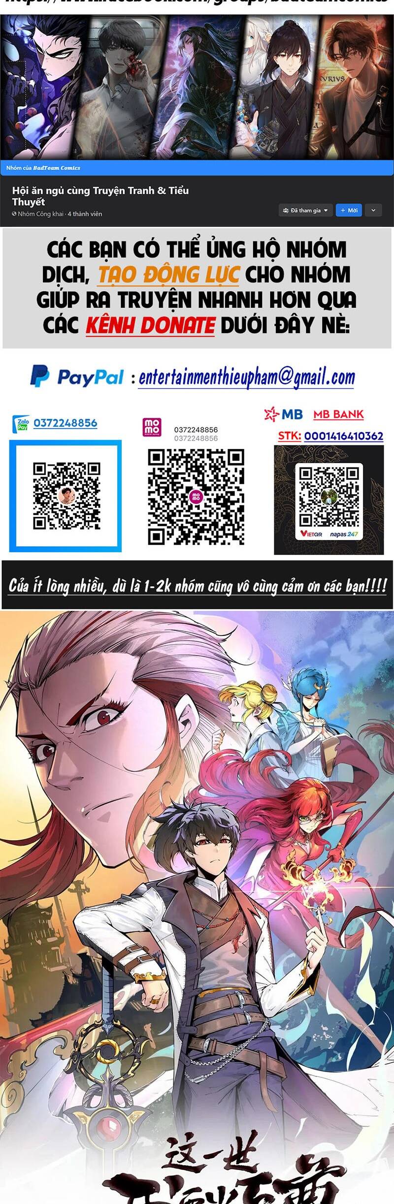 Vạn Cổ Chí Tôn Chap 168 - Next Chap 169