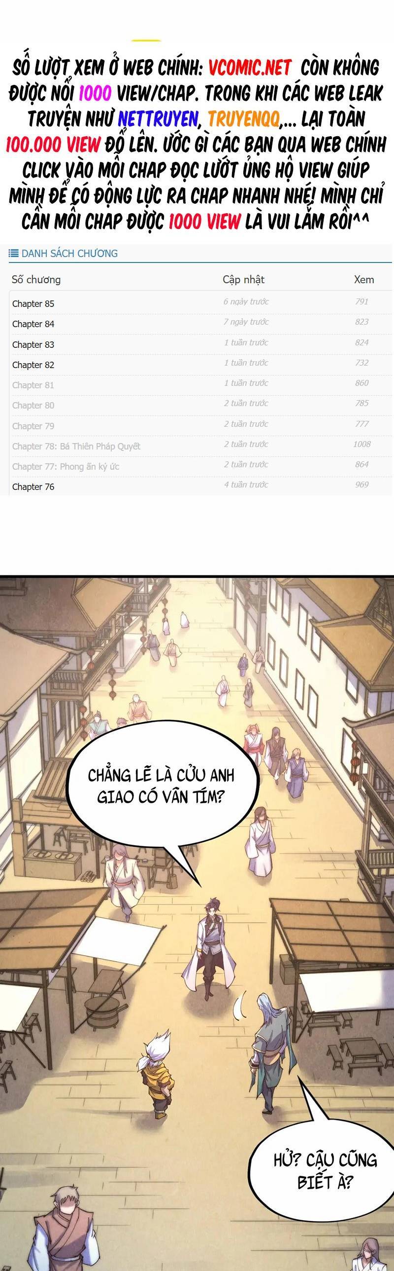 Vạn Cổ Chí Tôn Chap 171 - Next Chap 172