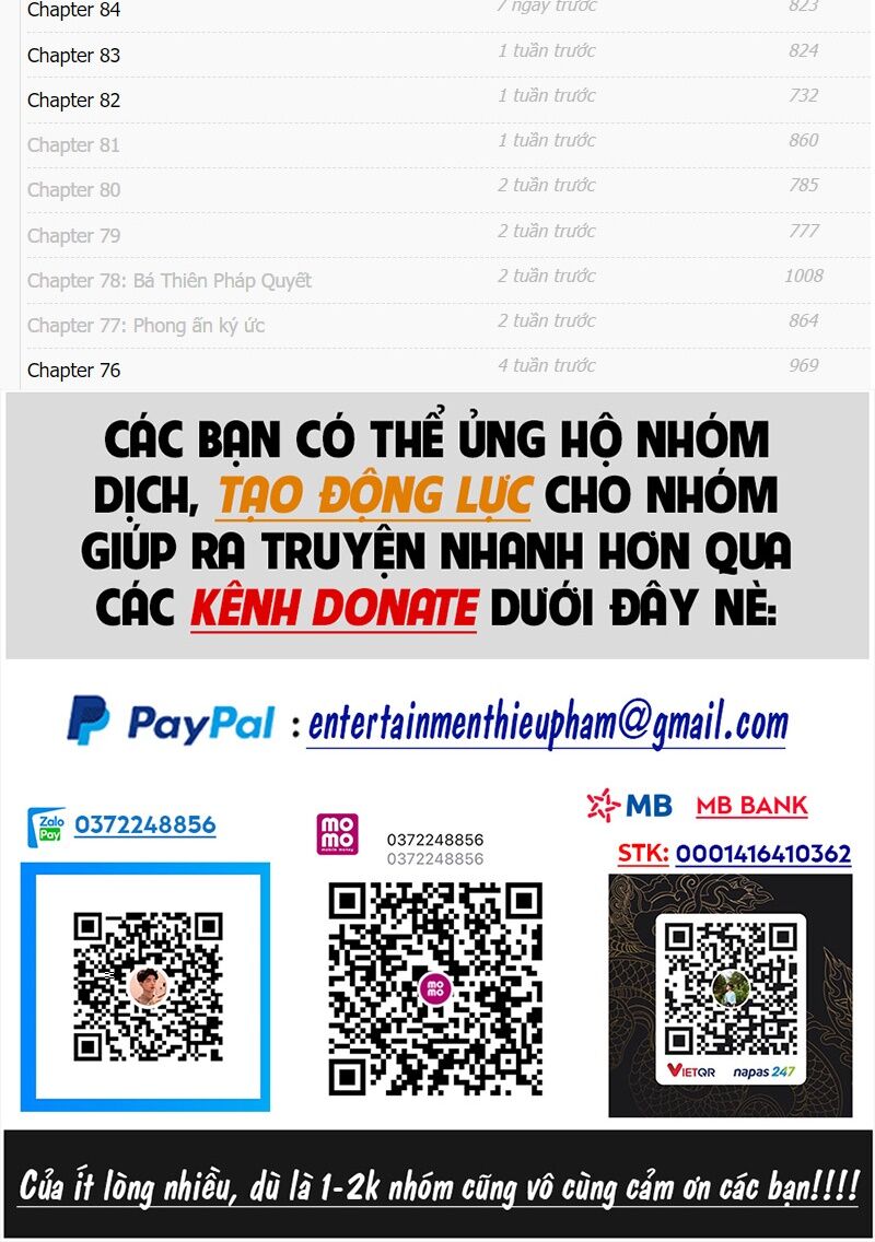 Vạn Cổ Chí Tôn Chap 191 - Next Chap 192