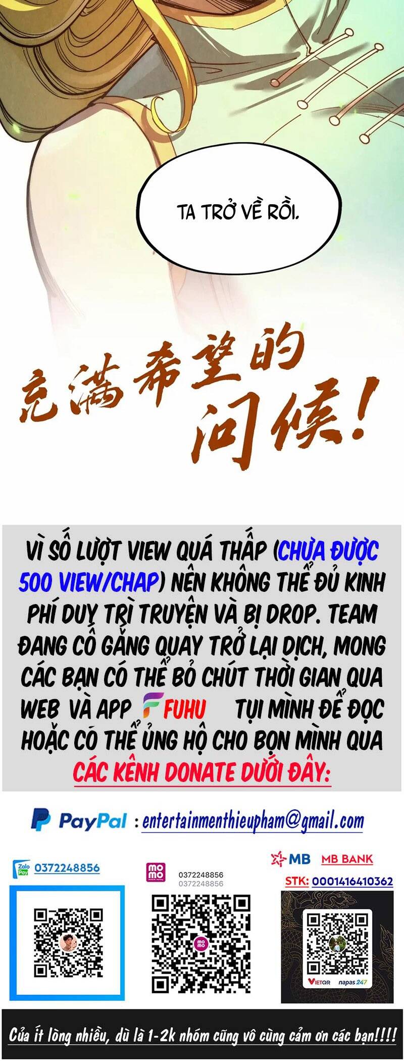 Vạn Cổ Chí Tôn Chap 200 - Next Chap 201