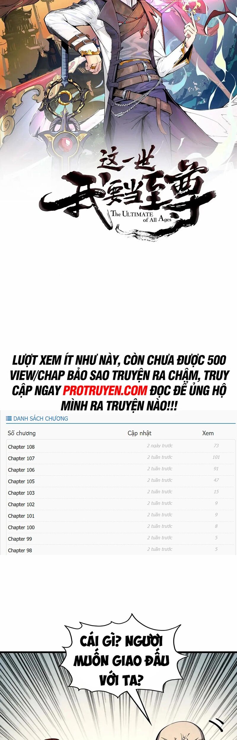 Vạn Cổ Chí Tôn Chap 208 - Next Chap 209
