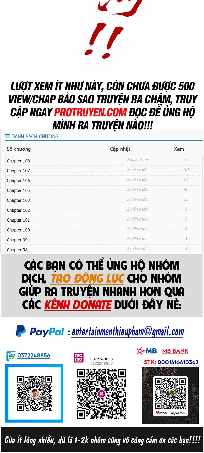 Vạn Cổ Chí Tôn Chap 208 - Next Chap 209
