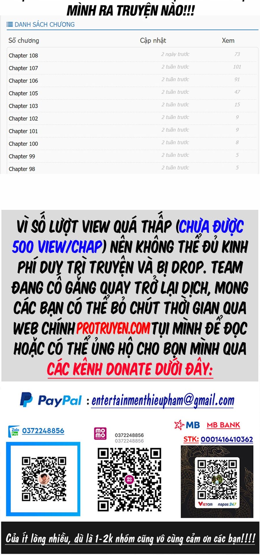 Vạn Cổ Chí Tôn Chap 210 - Next Chap 211