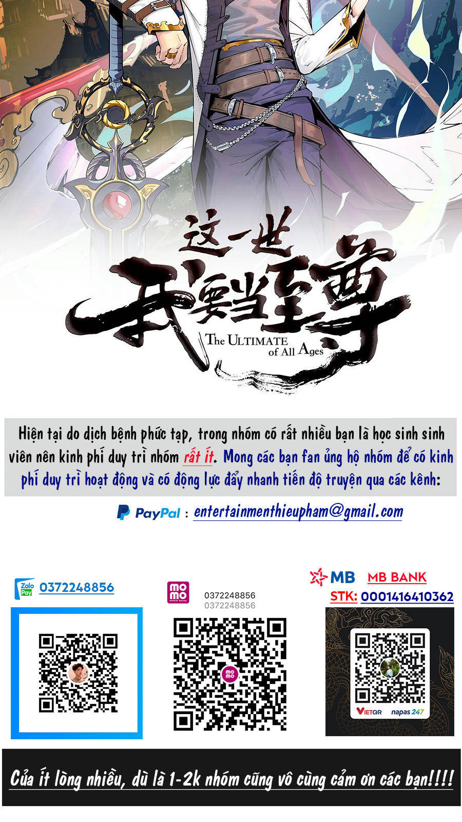 Vạn Cổ Chí Tôn Chap 67 - Next Chap 68