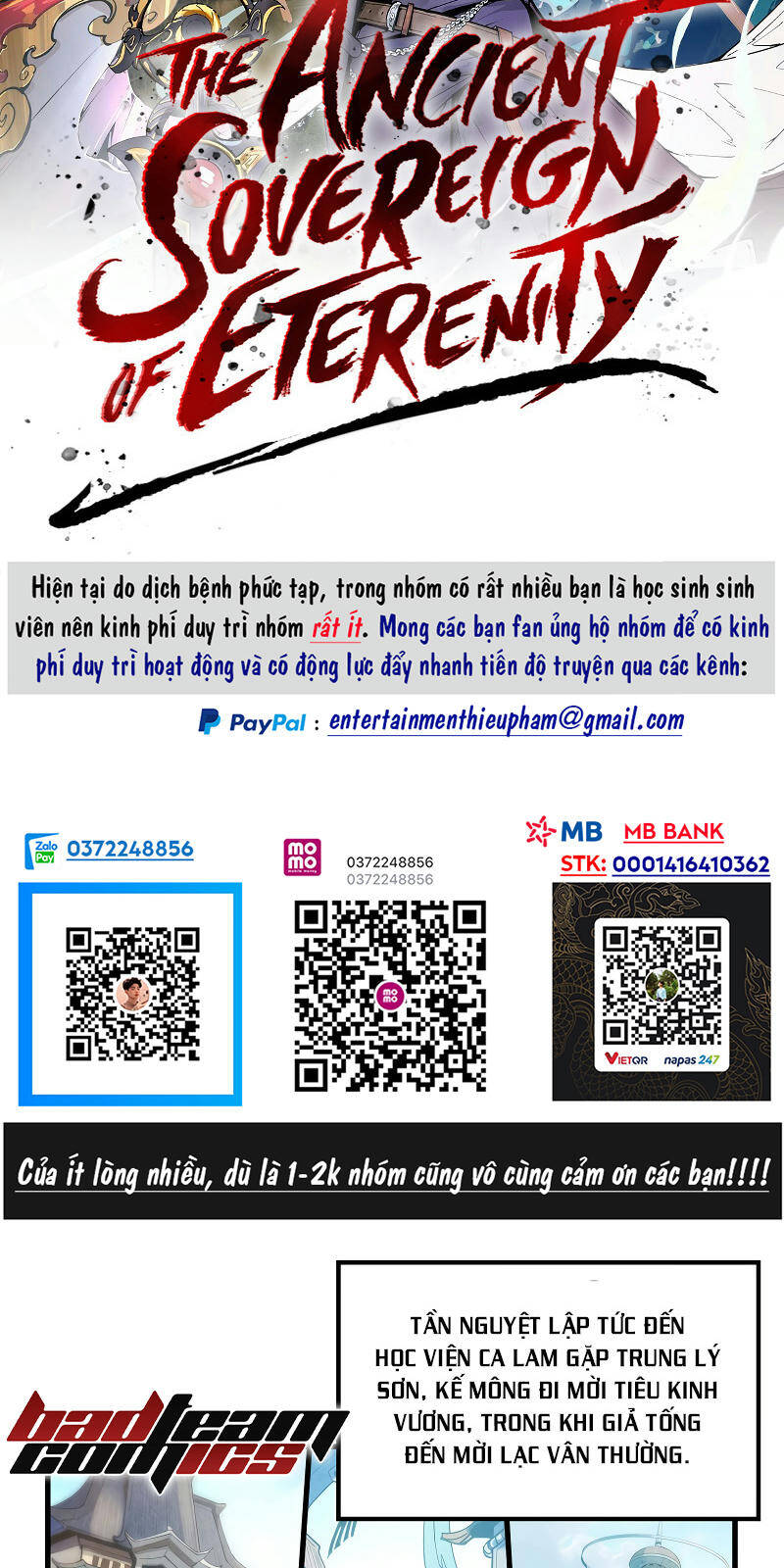 Vạn Cổ Chí Tôn Chap 70 - Next Chap 71