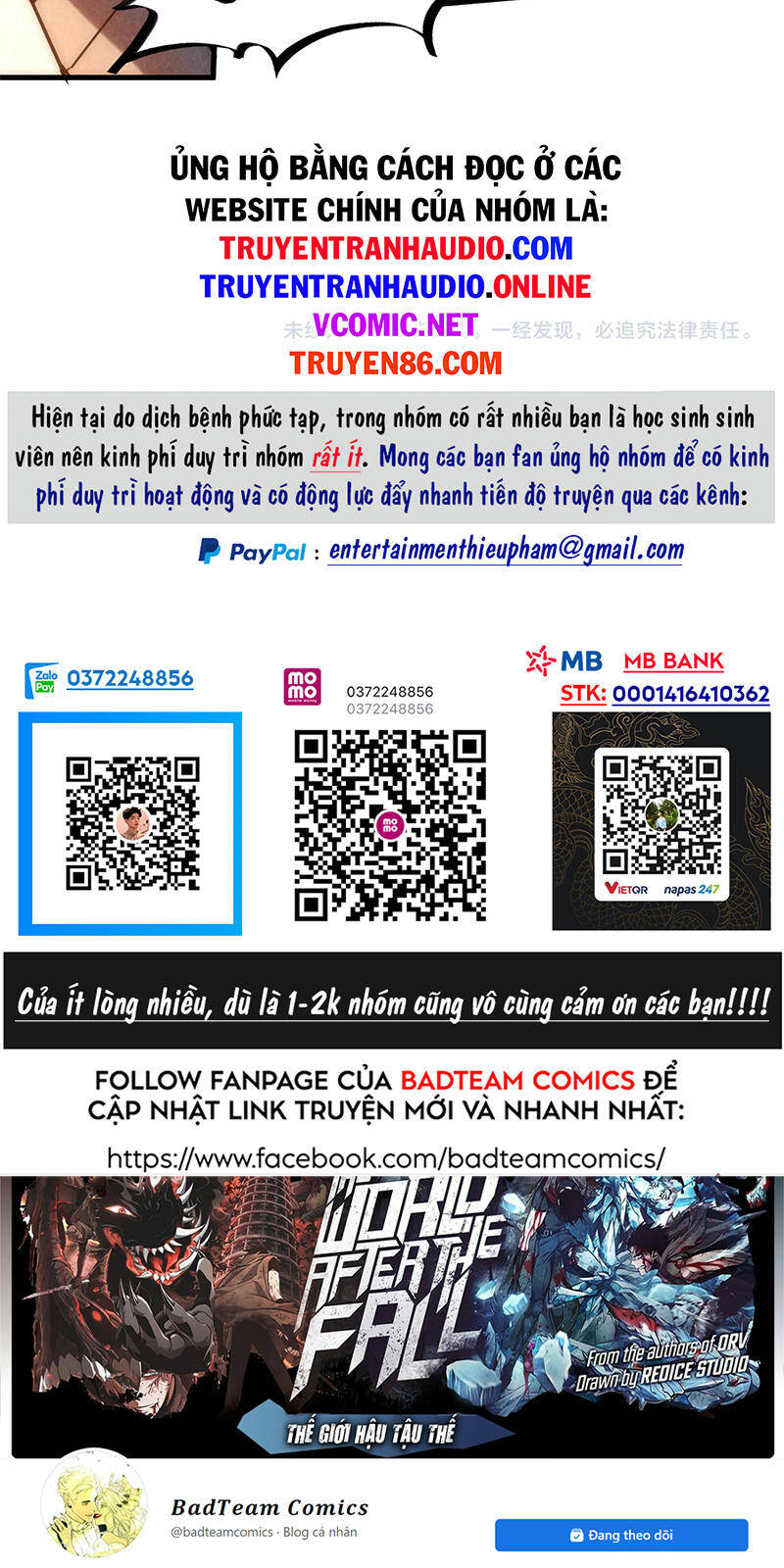Vạn Cổ Chí Tôn Chap 71 - Next Chap 72