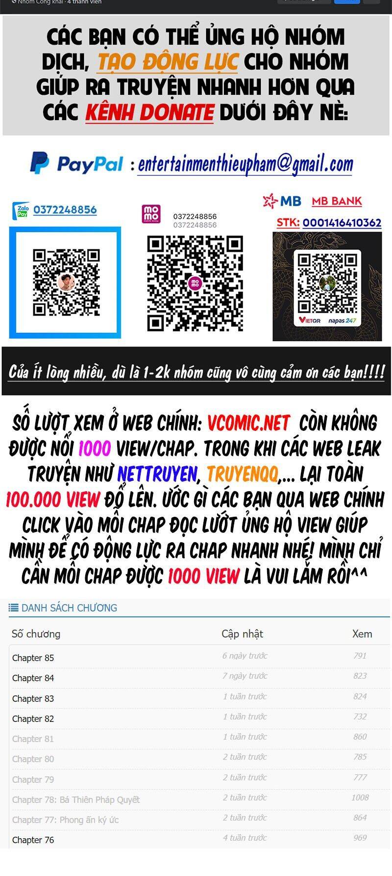 Vạn Cổ Chí Tôn Chap 99 - Next Chap 100
