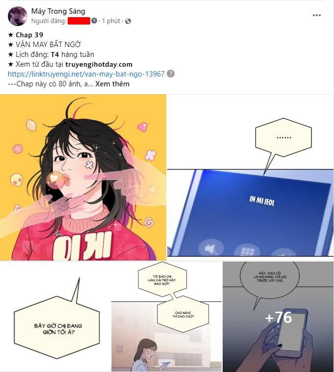 Vận May Không Ngờ Chap 391 - Next Chap 392
