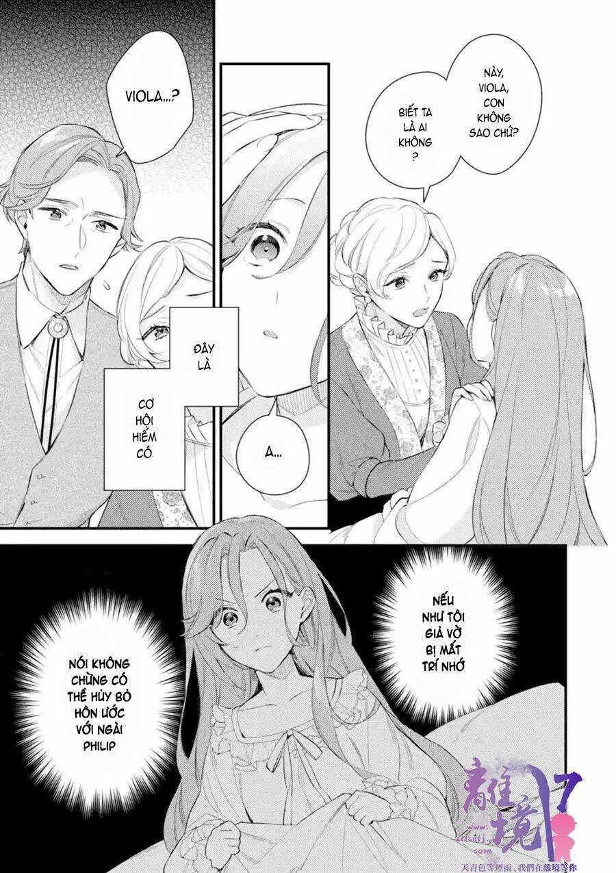 Vì Để Hủy Bỏ Hôn Ước Tôi Đã Giả Vờ Mất Trí Chap 12 - Next Chap 13
