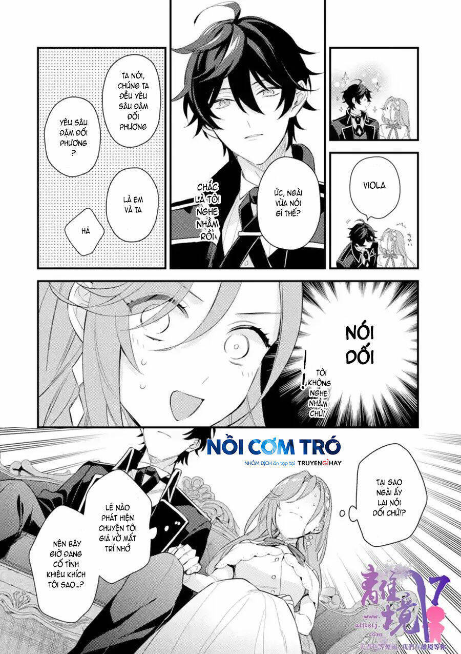 Vì Để Hủy Bỏ Hôn Ước Tôi Đã Giả Vờ Mất Trí Chap 21 - Next Chap 22