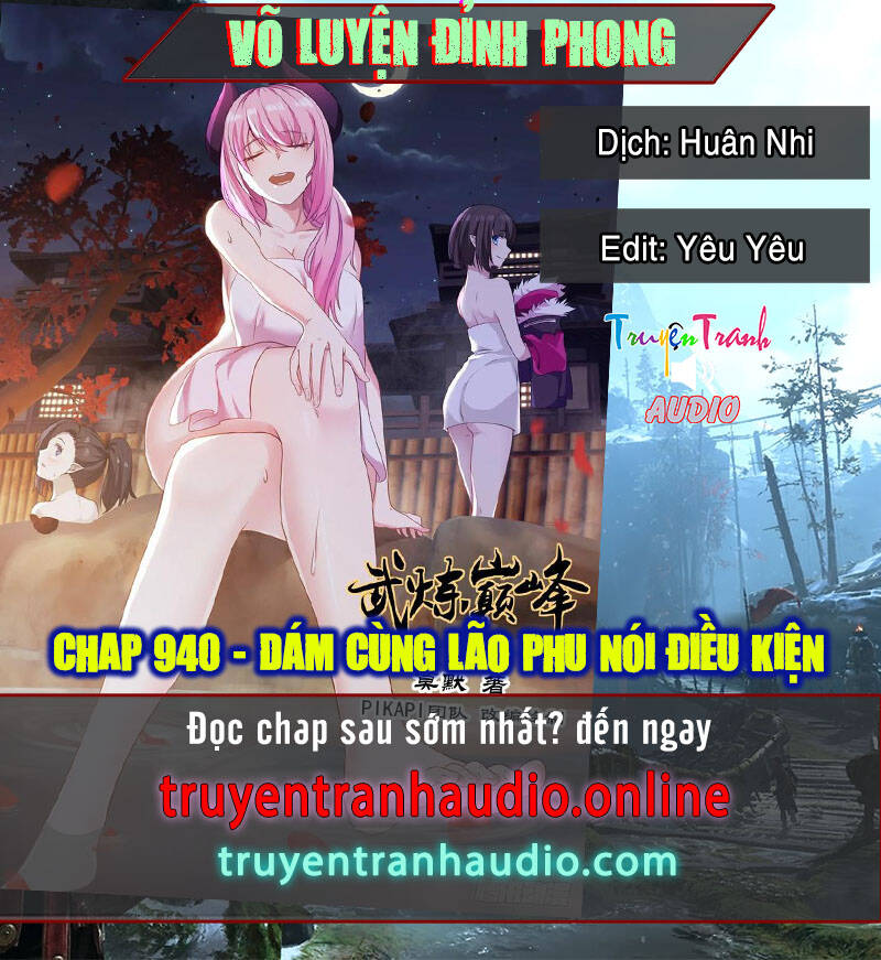 Võ Luyện Đỉnh Phong Chap 940 - Next Chap 941