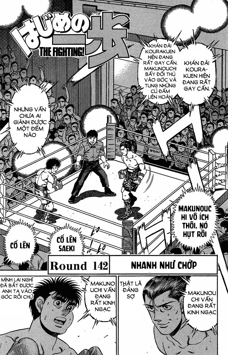 Võ Sĩ Quyền Anh Ippo Chap 142 - Next Chap 143