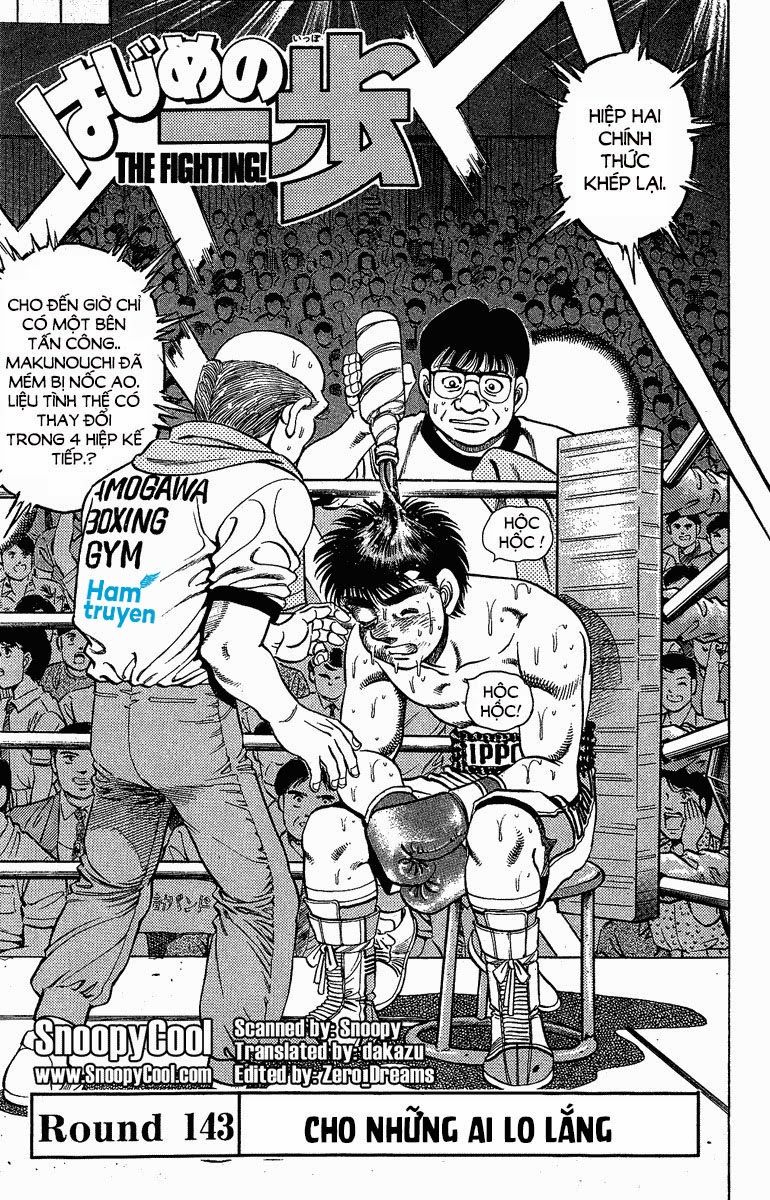 Võ Sĩ Quyền Anh Ippo Chap 143 - Next Chap 144