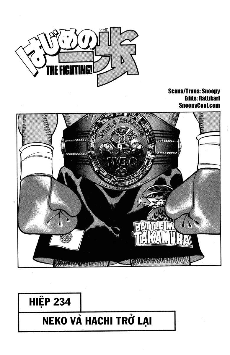 Võ Sĩ Quyền Anh Ippo Chap 234 - Next Chap 235