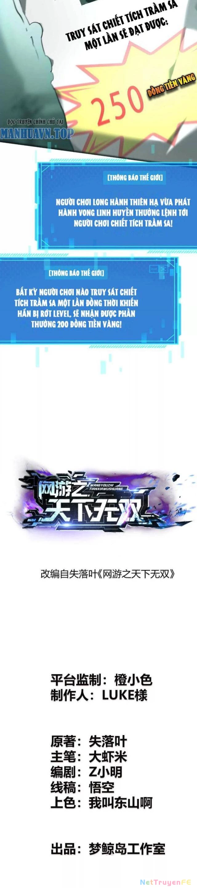 Võng Du Thiên Hạ Vô Song Chap 10 - Next Chap 11