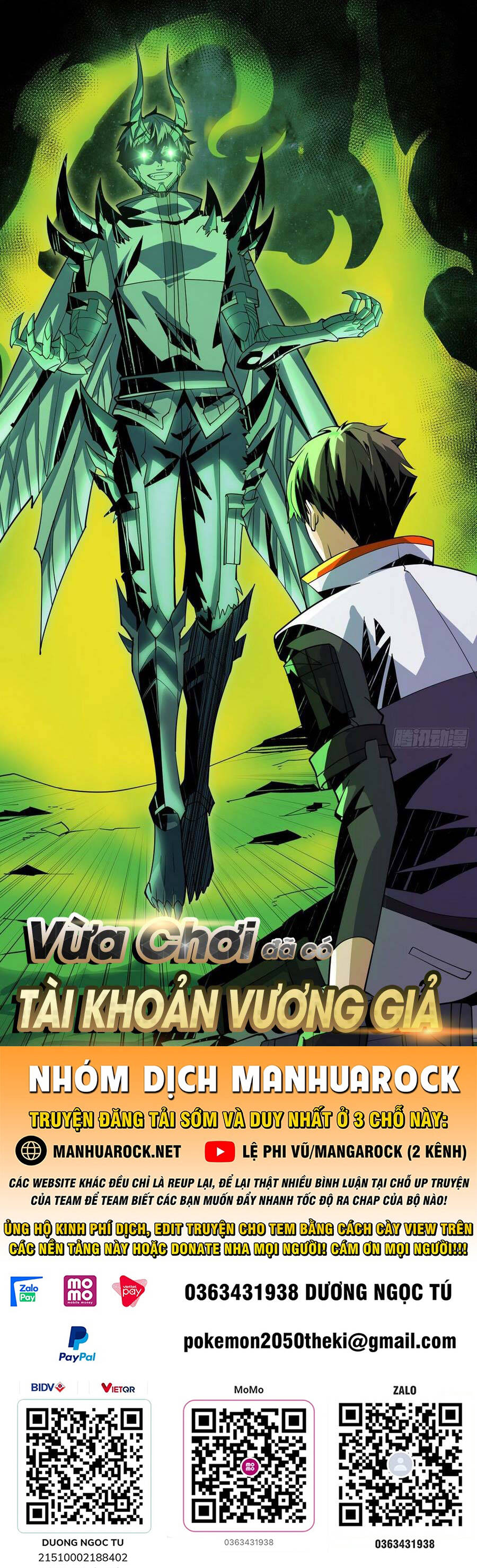 Vừa Chơi Đã Có Tài Khoản Vương Giả Chap 150 - Next Chap 151