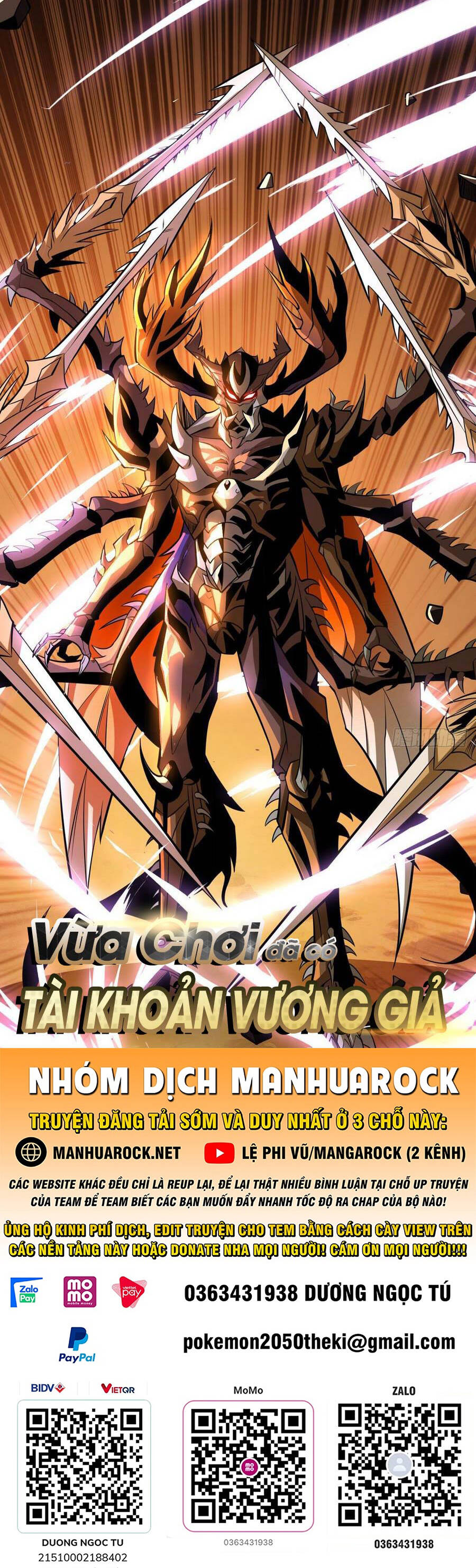 Vừa Chơi Đã Có Tài Khoản Vương Giả Chap 152 - Next Chap 153