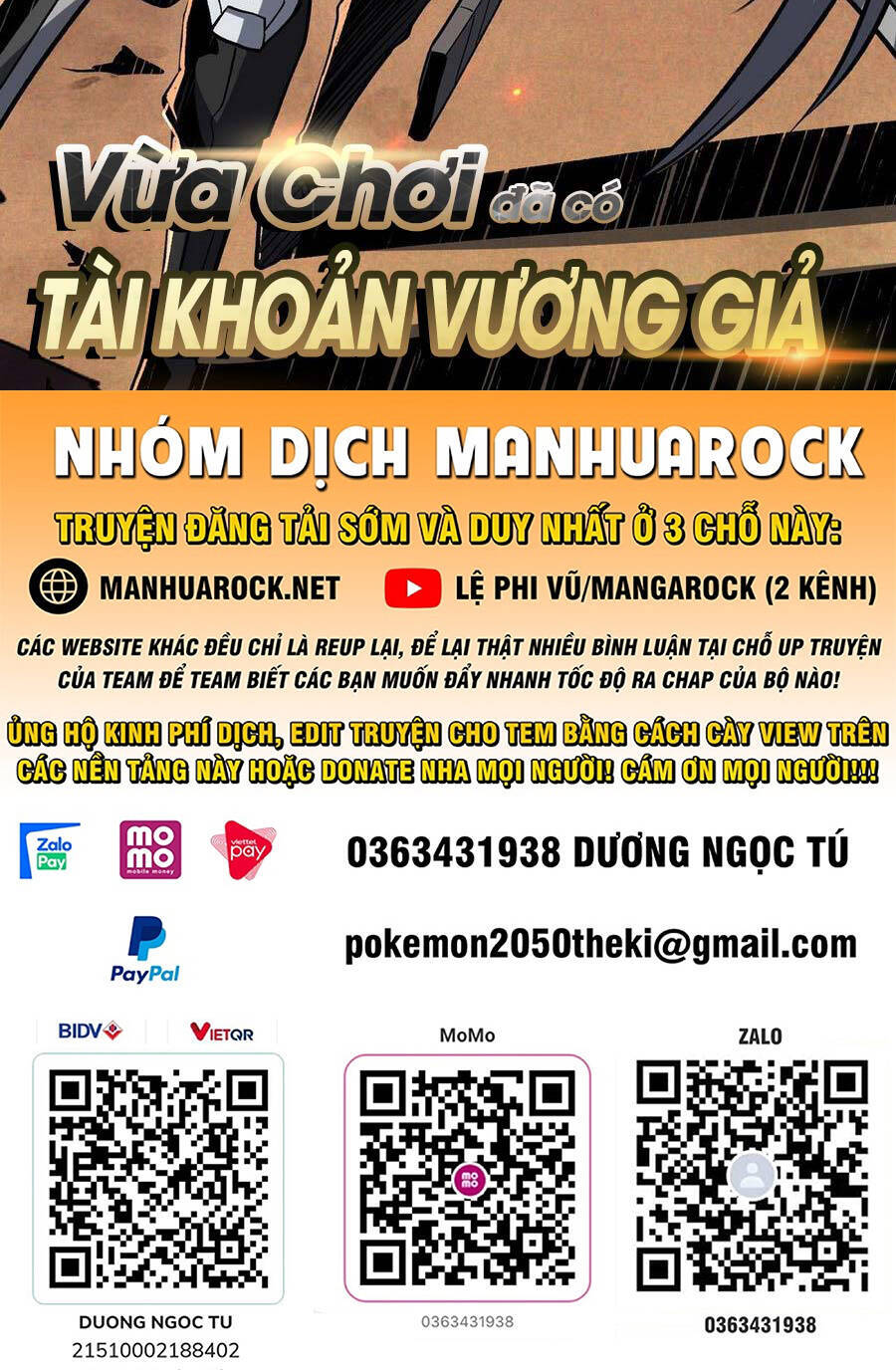 Vừa Chơi Đã Có Tài Khoản Vương Giả Chap 153 - Next Chap 154