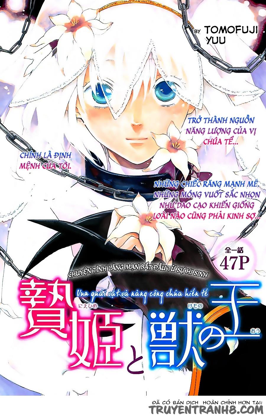 Vua Quái Vật Và Nàng Công Chúa Hiến Tế Chap 1 - Next Chap 2