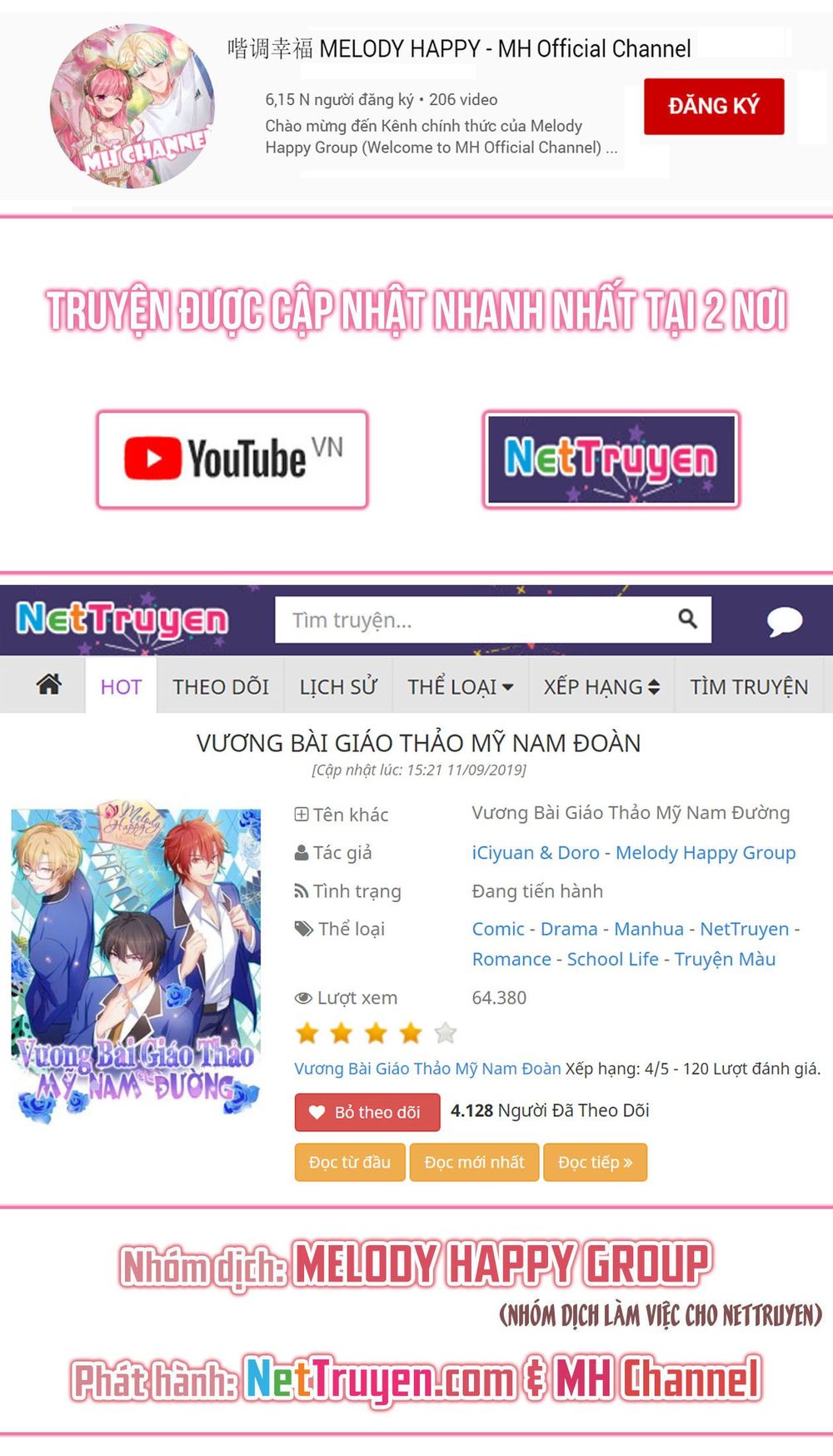 Vương Bài Giáo Thảo Mỹ Nam Đoàn Chap 8 - Next Chap 9