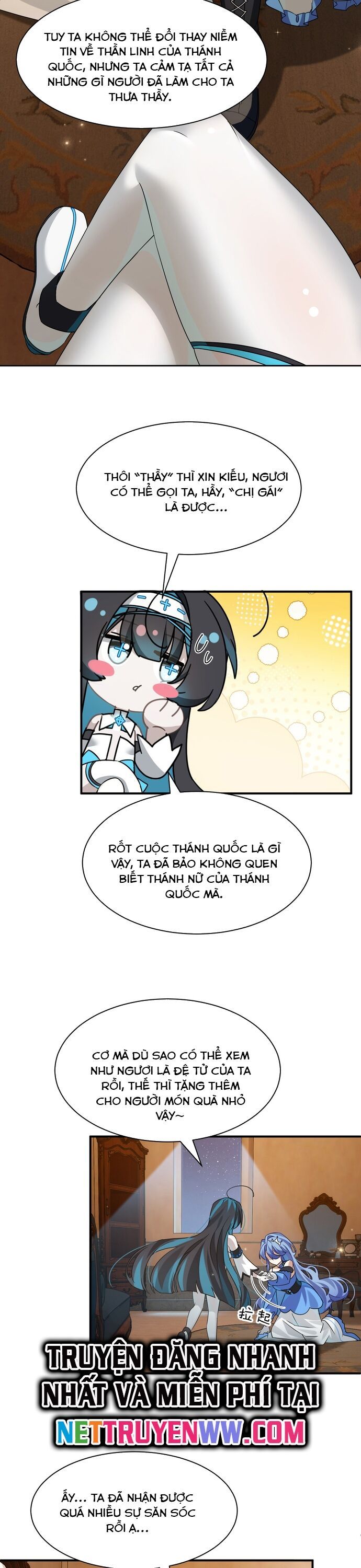 Vượt Cấp Xuyên Không, Tại Sao Tôi Lại Trở Thành Tiểu Thư Tu Sĩ? Chap 6 - Next Chap 7
