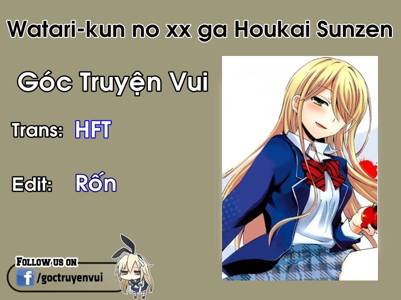 Watari-Kun No Xx Ga Houkai Sunzen Chap 9 - Next Chap 10
